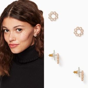 NWT! Kate Spade Full Circle Rose Gold Tone Earrings